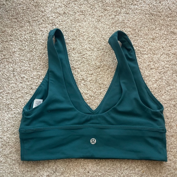 Lululemon Align V-Neck Bra (Light Support, A/B Cup) in Storm Teal - Picture 2 of 8